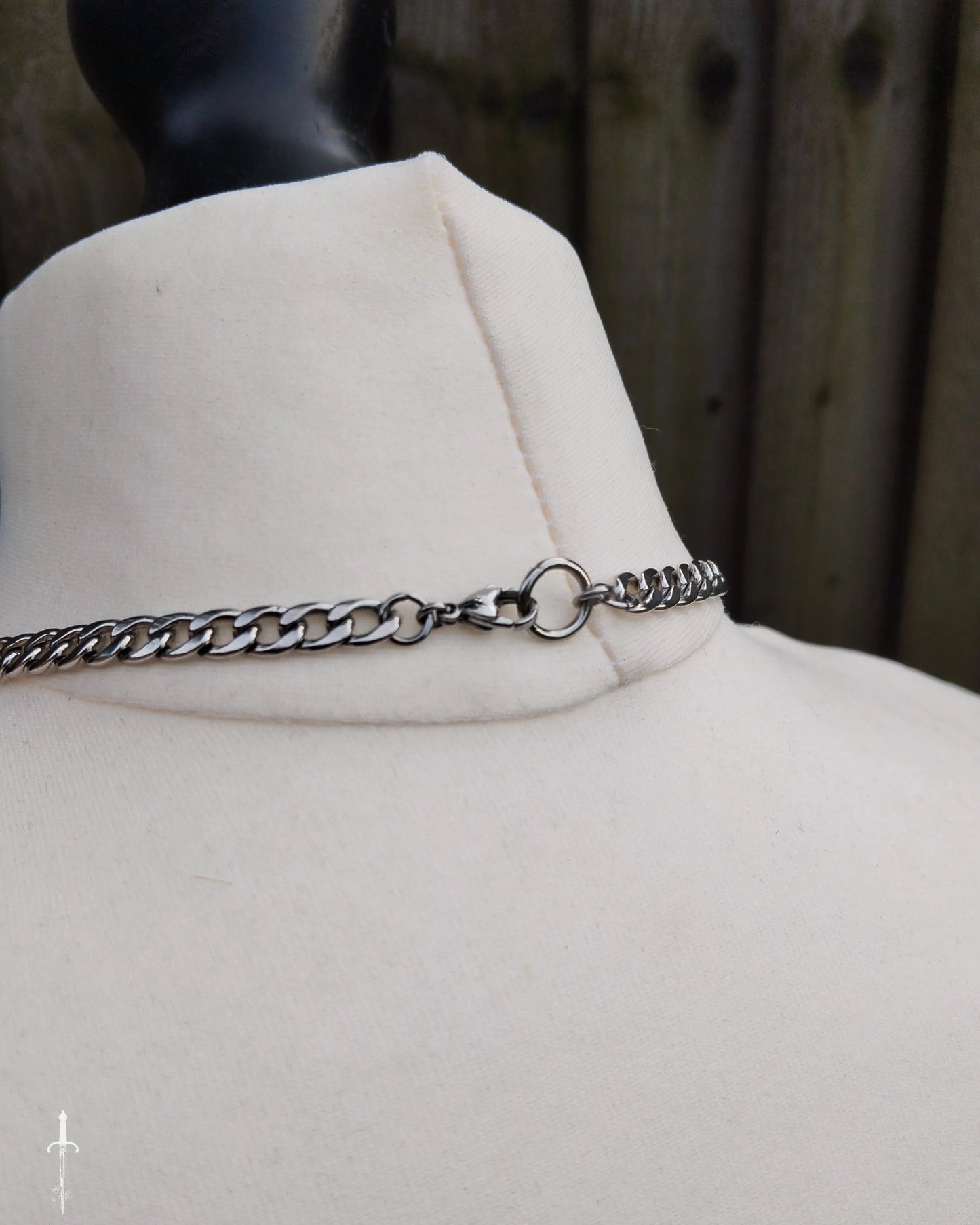 One of a Kind - The Chainmail Butterfly Necklace in Stainless Steel