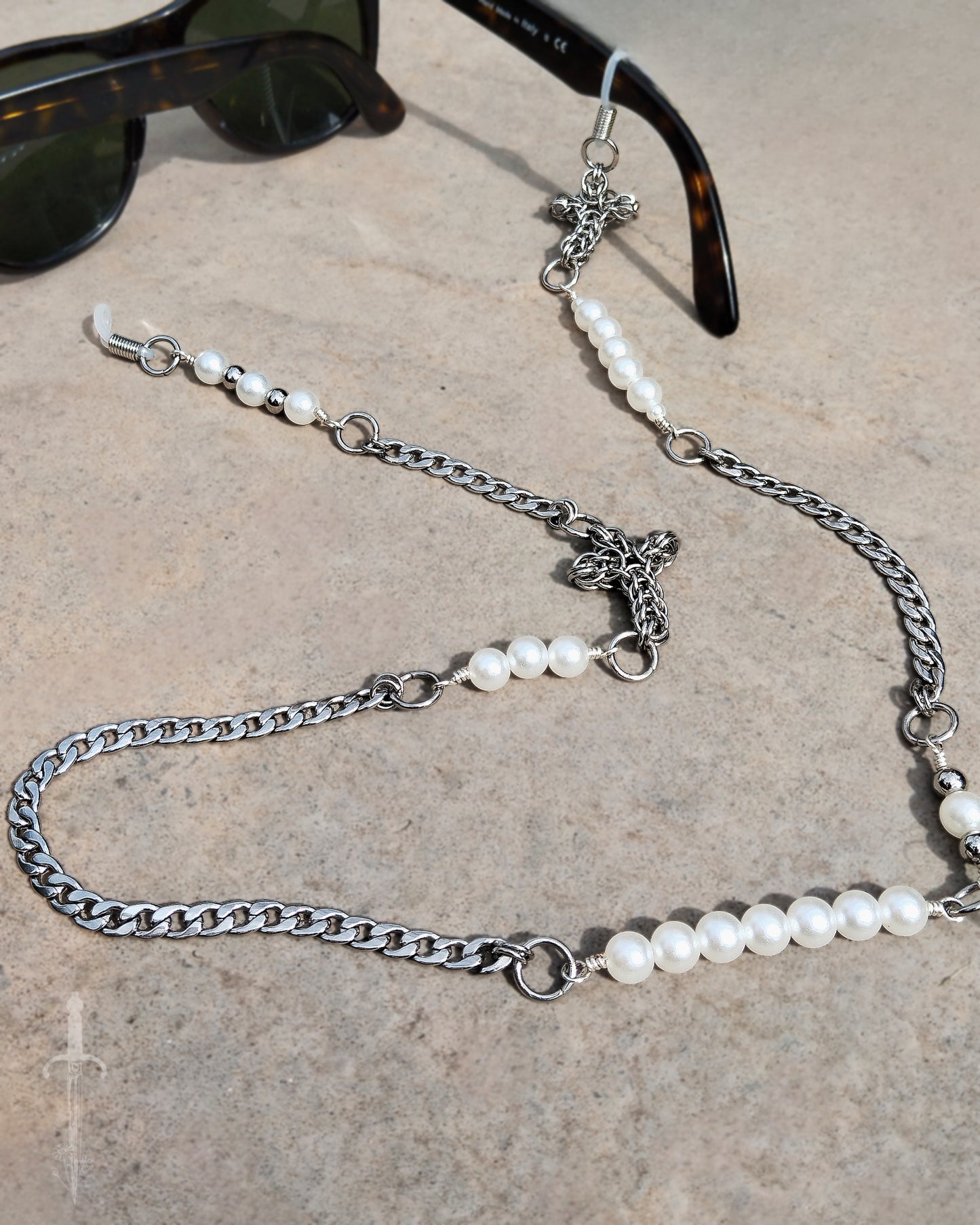 One of a Kind - The Chainmail Glasses Chain in Stainless Steel