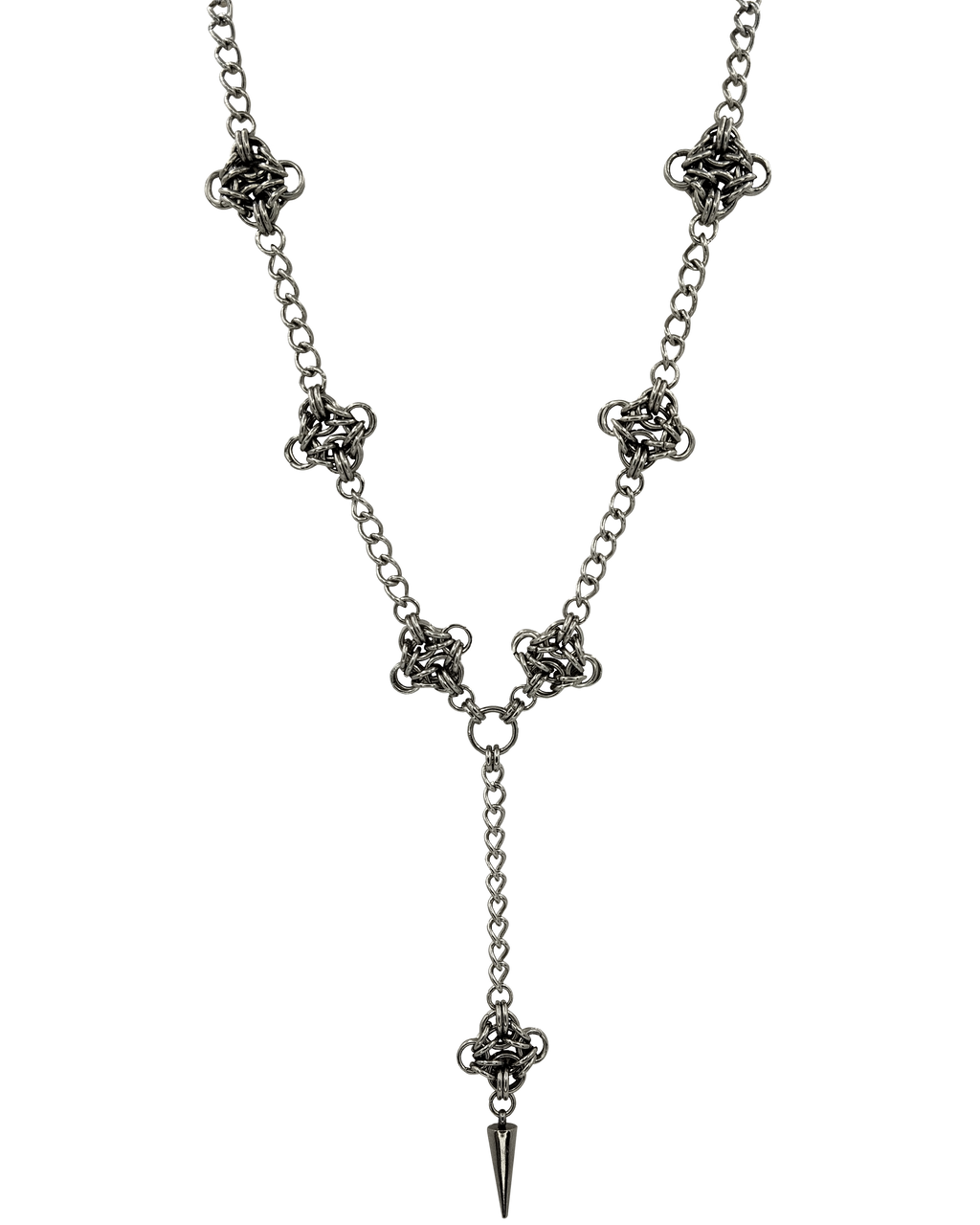 The Rowena Chainmail Necklace in Stainless Steel
