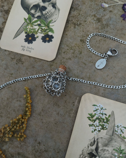 The Airmid Chainmail Pendant Necklace in Stainless Steel