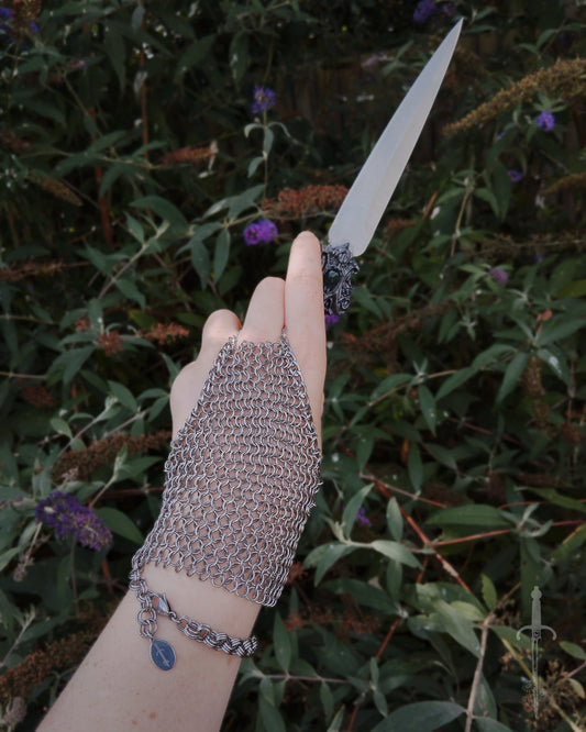 One of a Kind - The Chainmail Handcuff in Stainless Steel