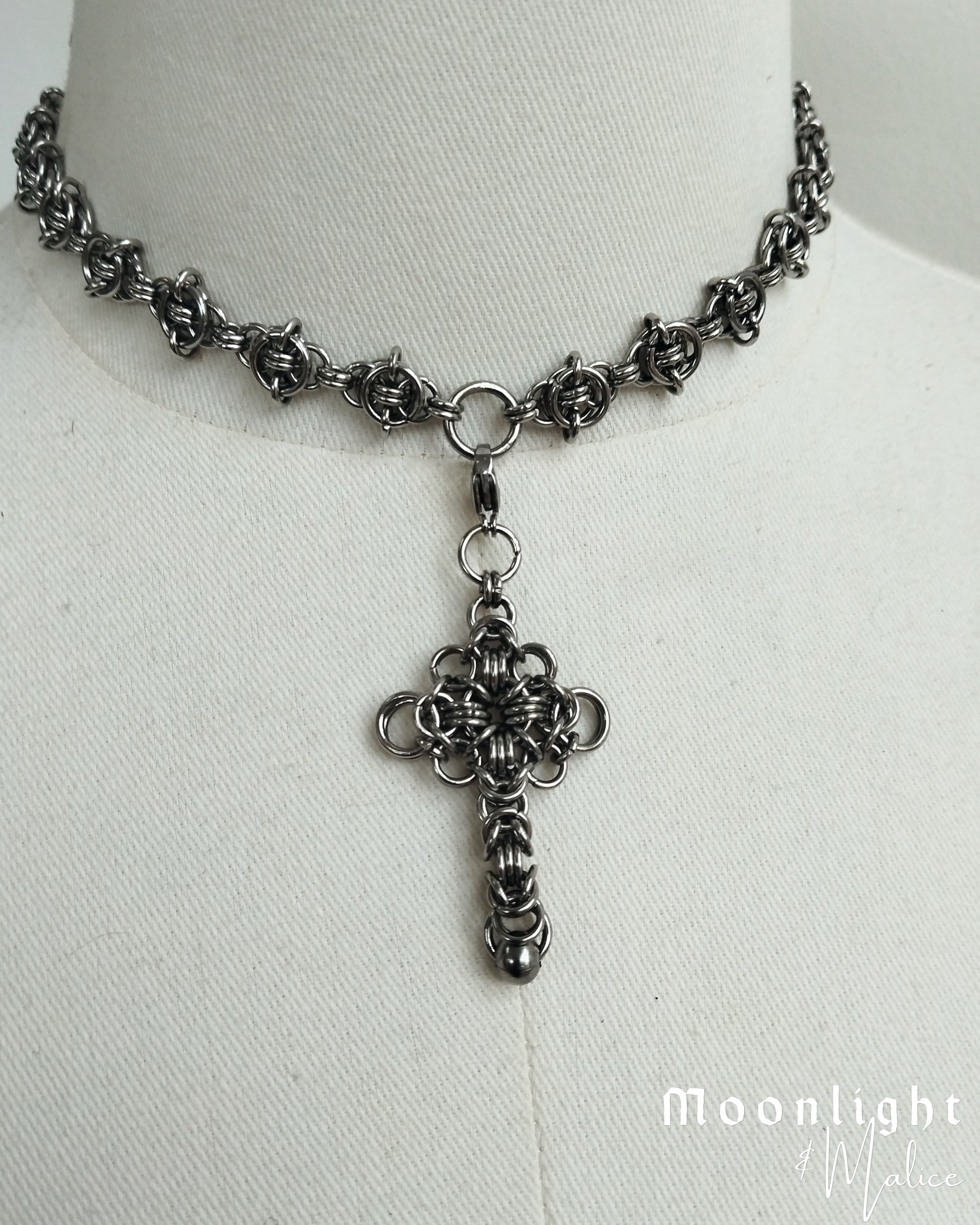 Add On Charms for Nettles Chainmail Choker in Stainless Steel