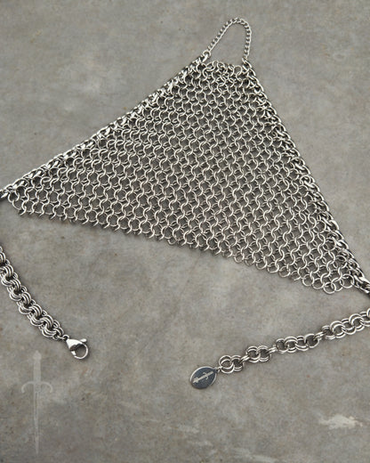 One of a Kind - The Chainmail Handcuff in Stainless Steel