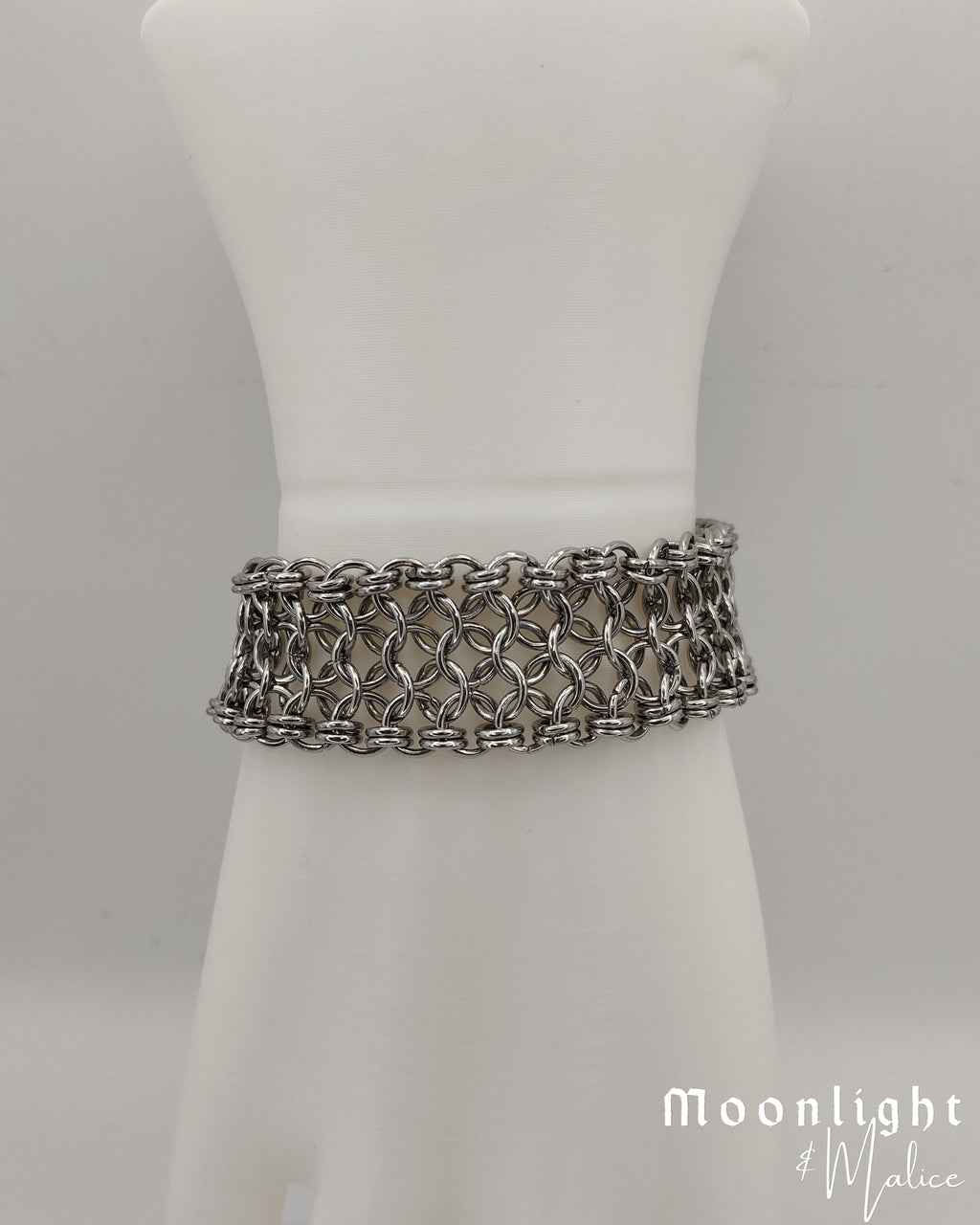 The Staple Chainmail Bracelet in Stainless Steel