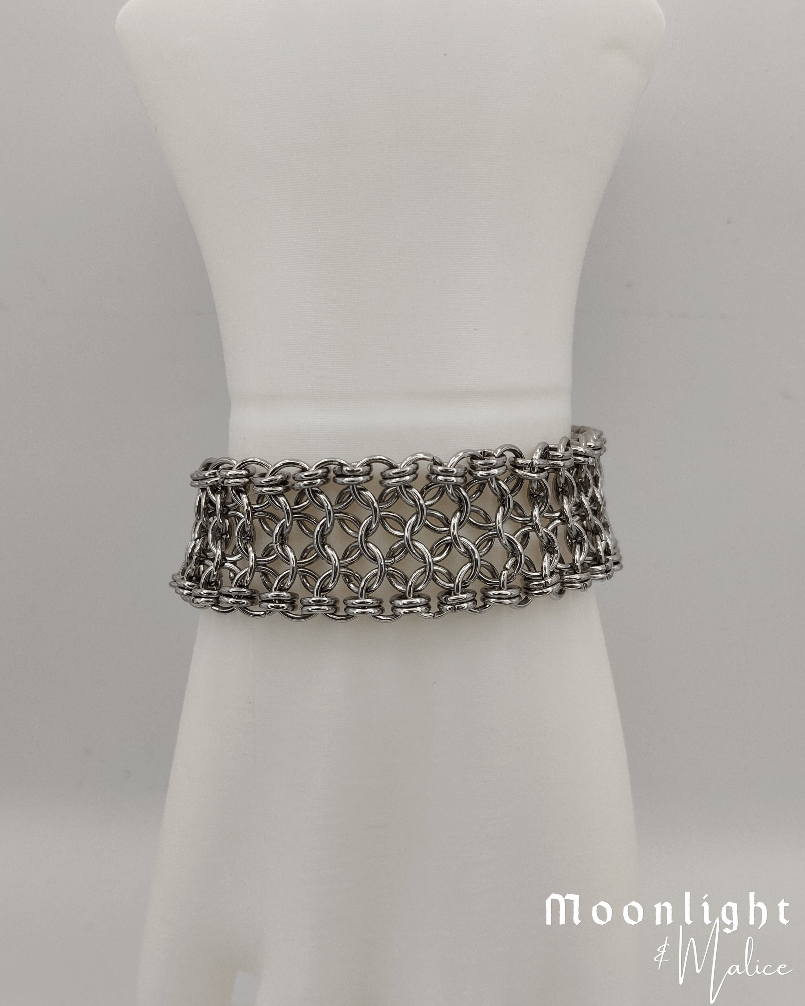 The Staple Chainmail Bracelet in Stainless Steel