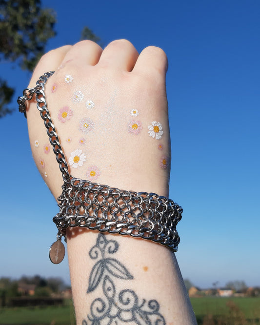 One of a Kind - The Chainmail Minimal Hand Chain in Stainless Steel