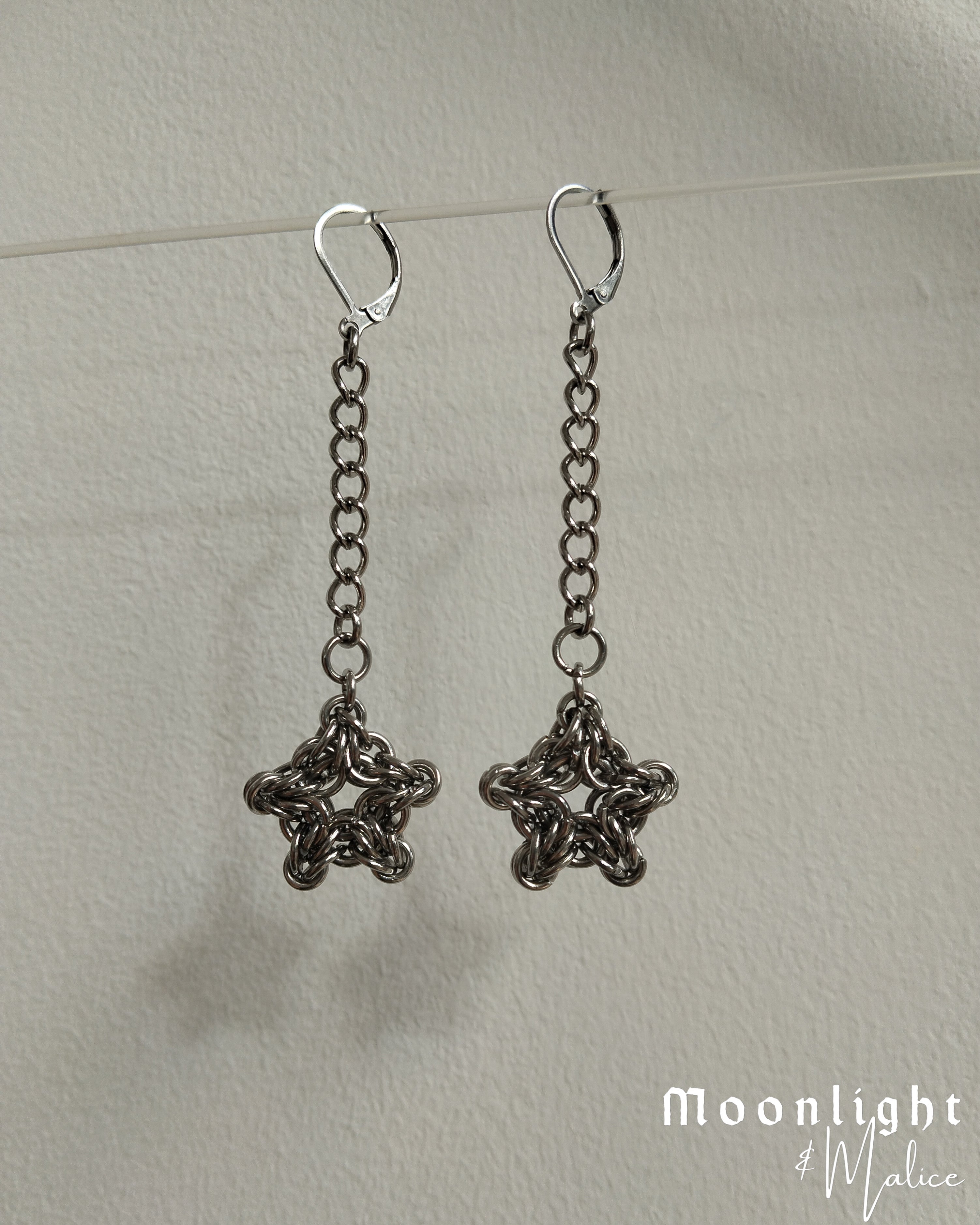 The Astra Chainmail Necklace & Earrings Bundle
