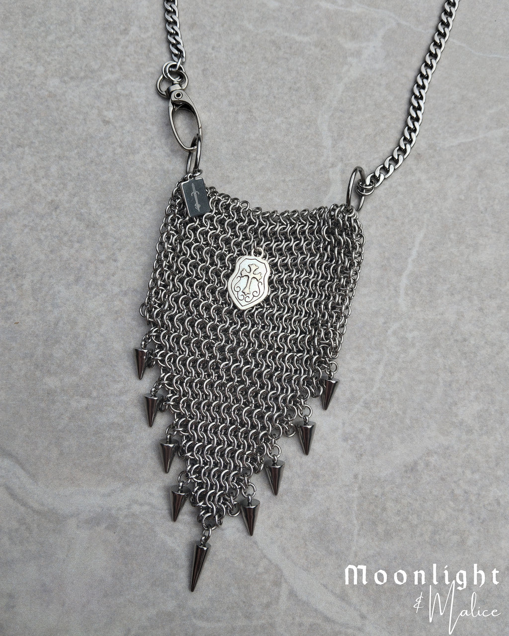 The Chainmail Trinket Pouch in Stainless Steel - One of a Kind