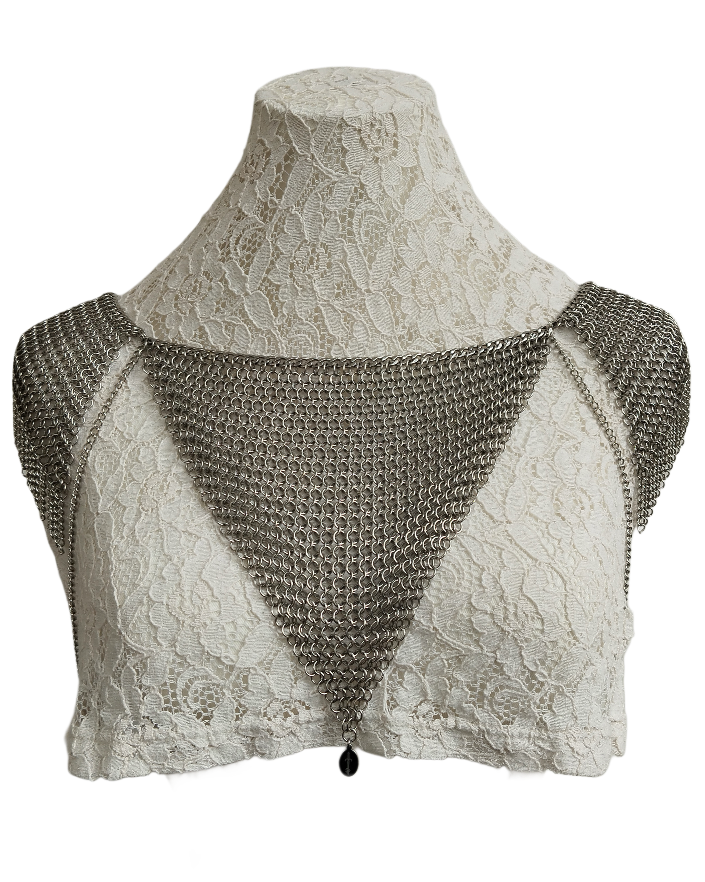 The Eda Chainmail Statement Piece in Stainless Steel