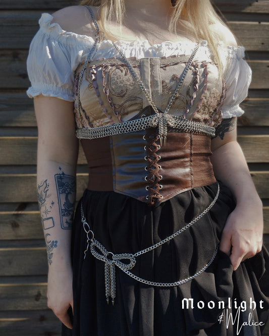 The Chainmail Bow Bralet & Belt Bundle