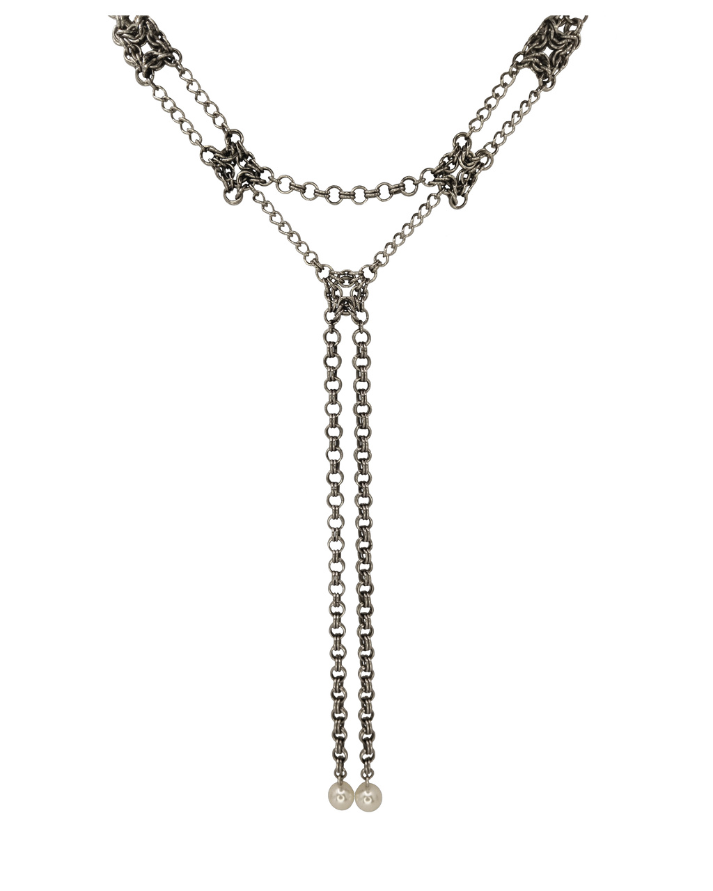 The Feronia Chainmail Necklace in Stainless Steel