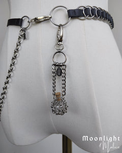 The Airmid Chainmail Belt/Bag Charm in Stainless Steel