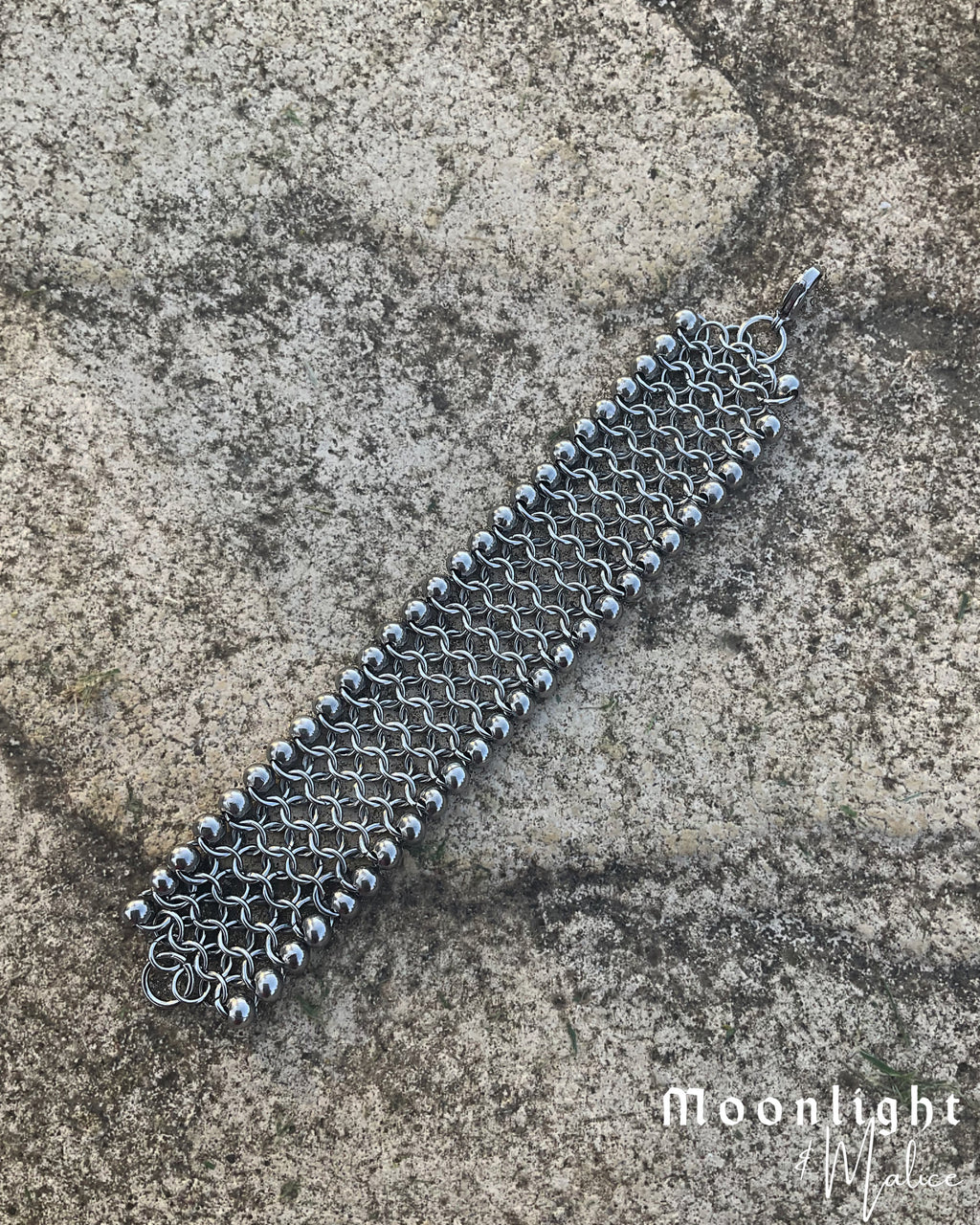 The Charon Chainmail Bracelet in Stainless Steel