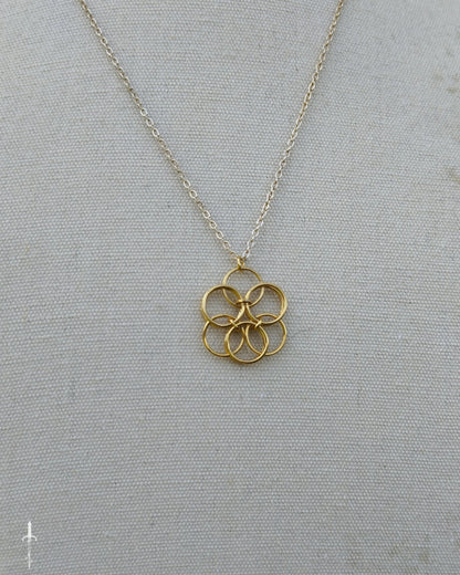 The 24kt Gold Plated Daisy Necklace & Earring Bundle