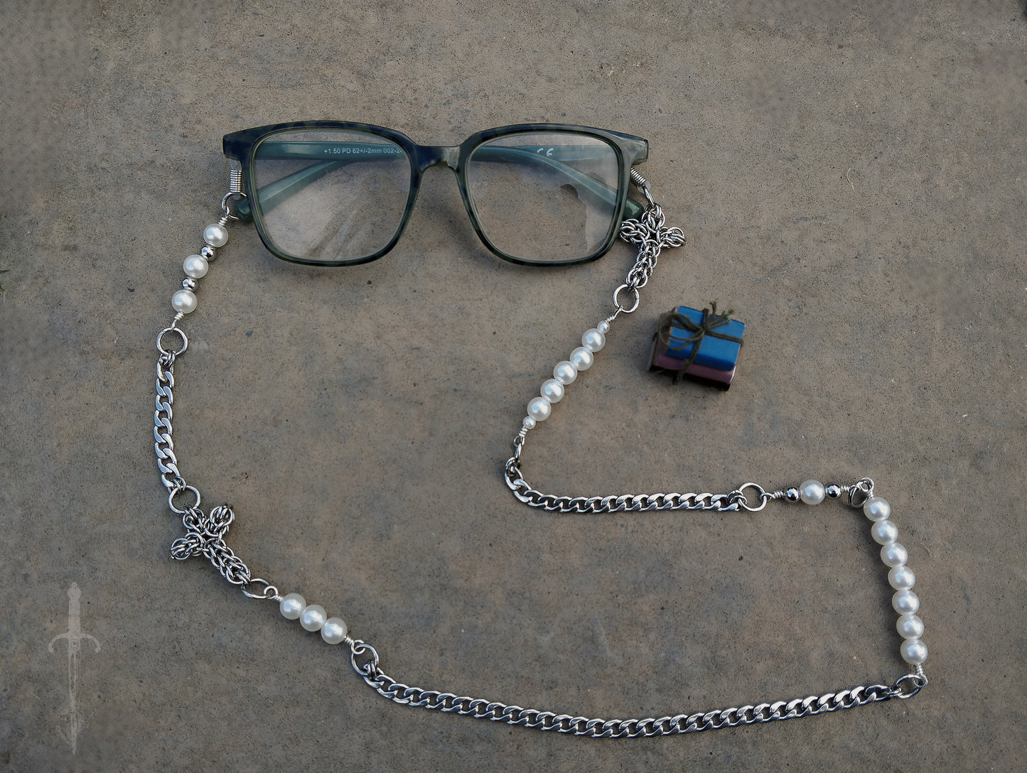 One of a Kind - The Chainmail Glasses Chain in Stainless Steel
