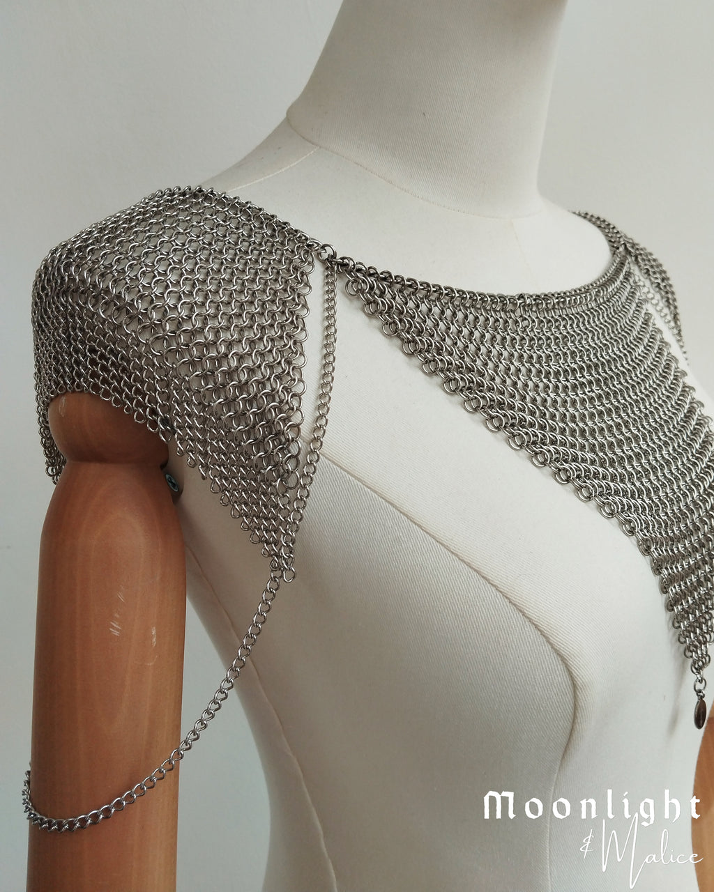 The Eda Chainmail Statement Piece in Stainless Steel