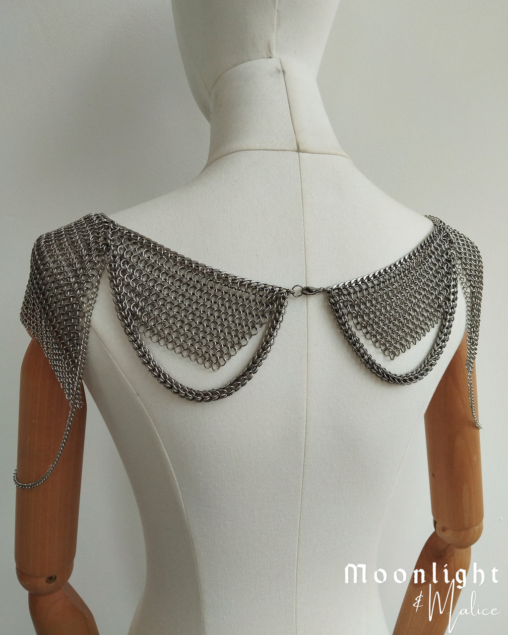 The Eda Chainmail Statement Piece in Stainless Steel