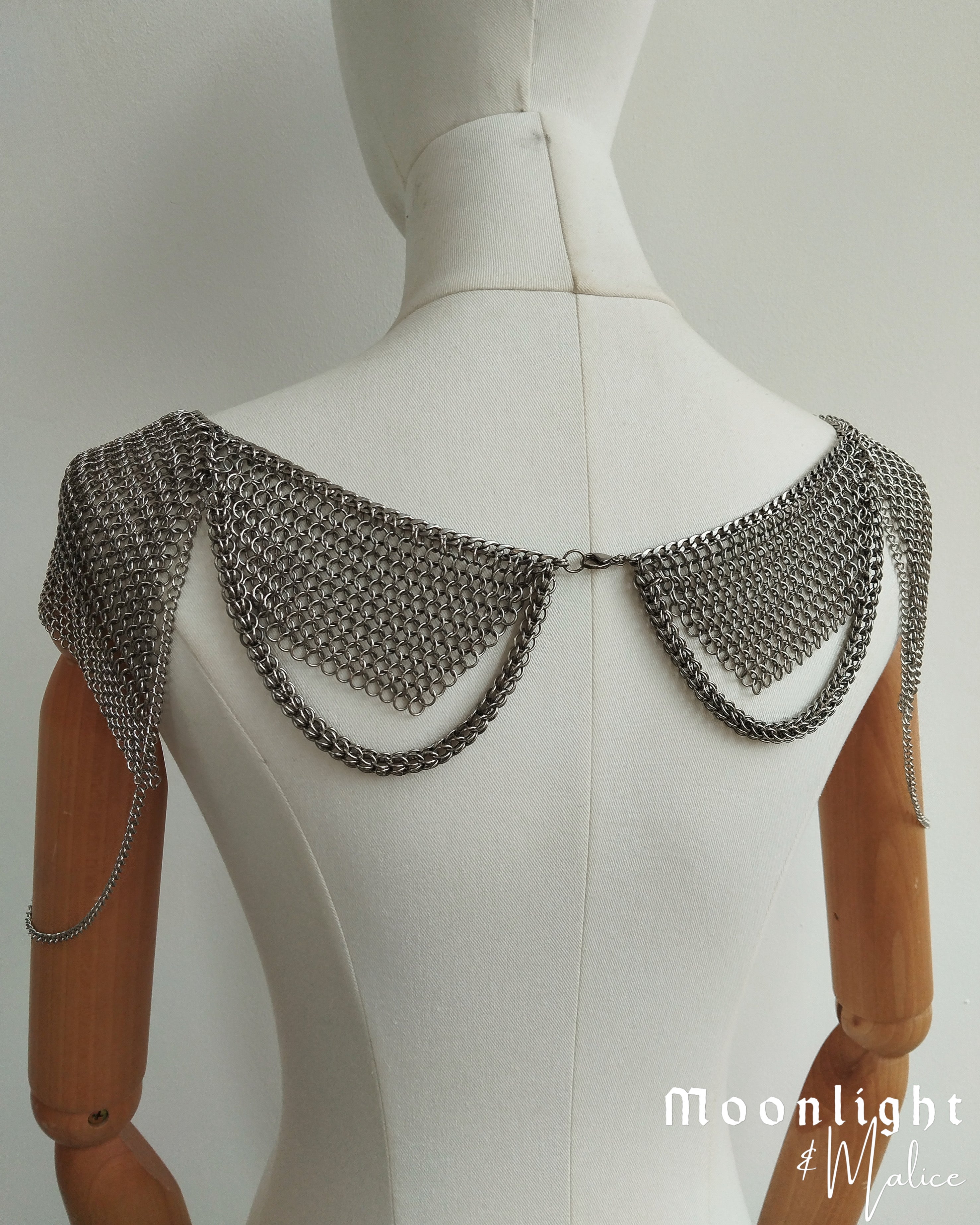 The Eda Chainmail Statement Piece in Stainless Steel