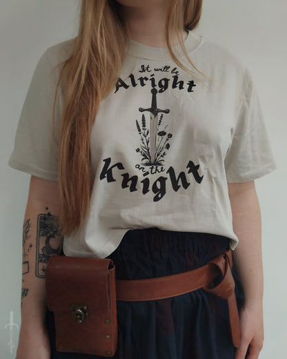 Pre Order - Alright on the Knight Oversized Cropped Top