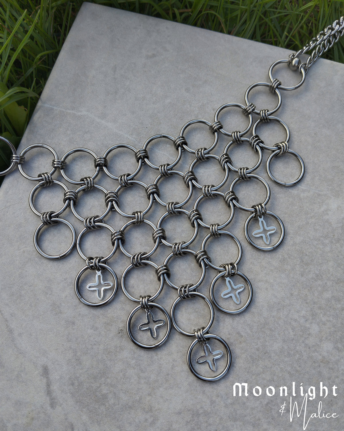 The Nova Chainmail Choker Necklace - One of a Kind