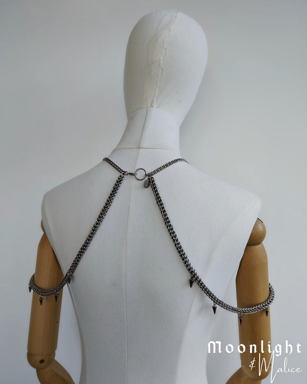 The Chandelier Statement Chainmail Piece in Stainless Steel