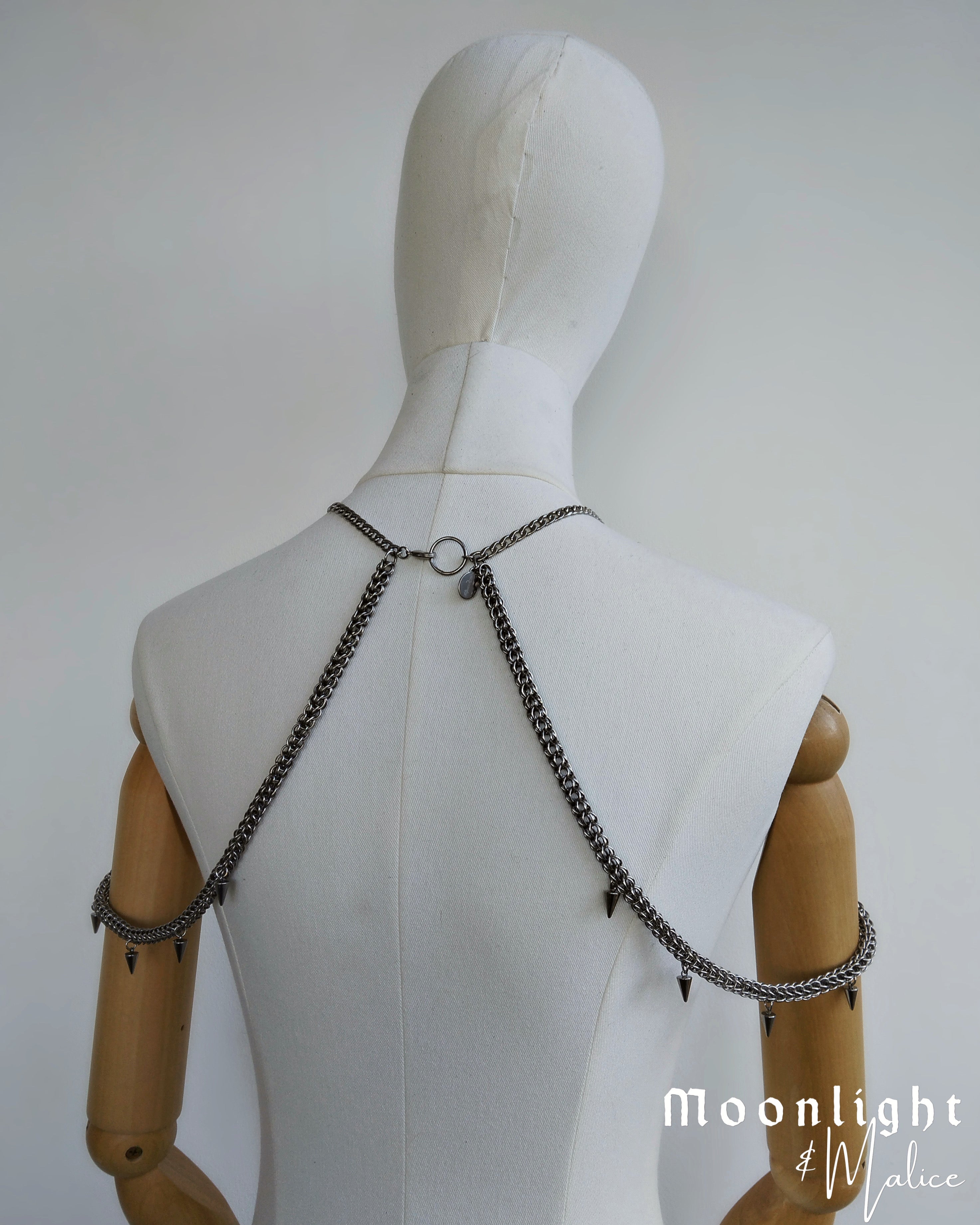 The Chandelier Statement Chainmail Piece in Stainless Steel