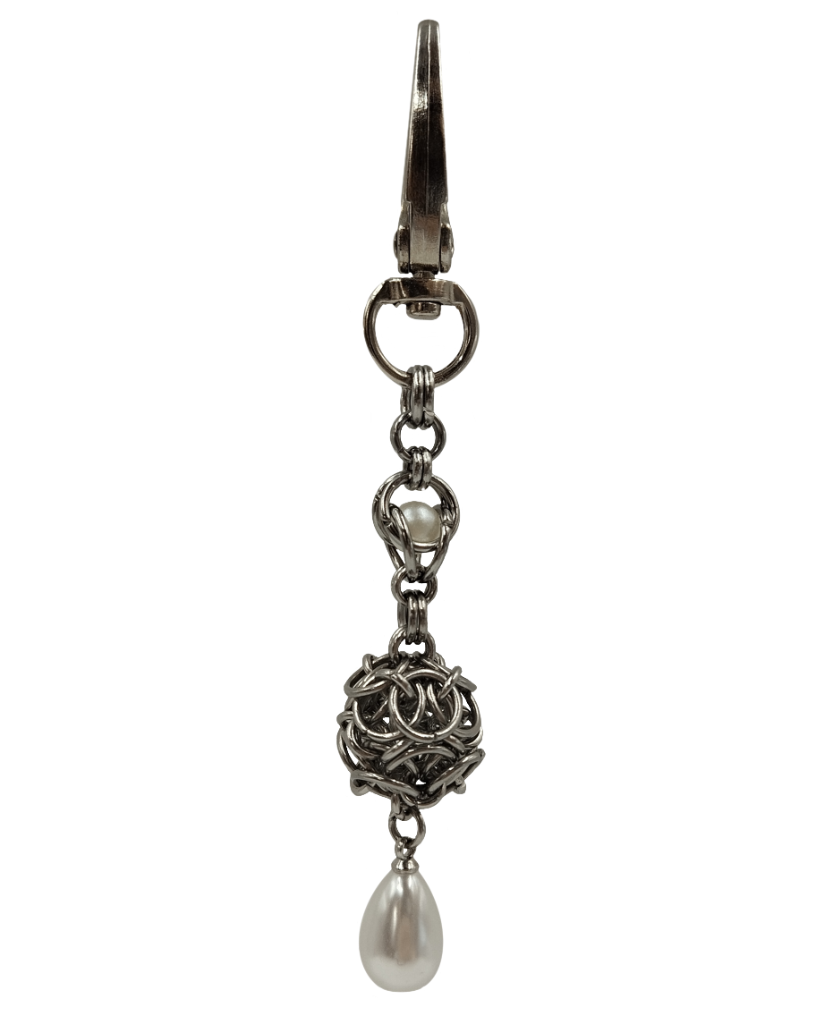 The Dragon’s Egg Chainmail Charm in Stainless Steel