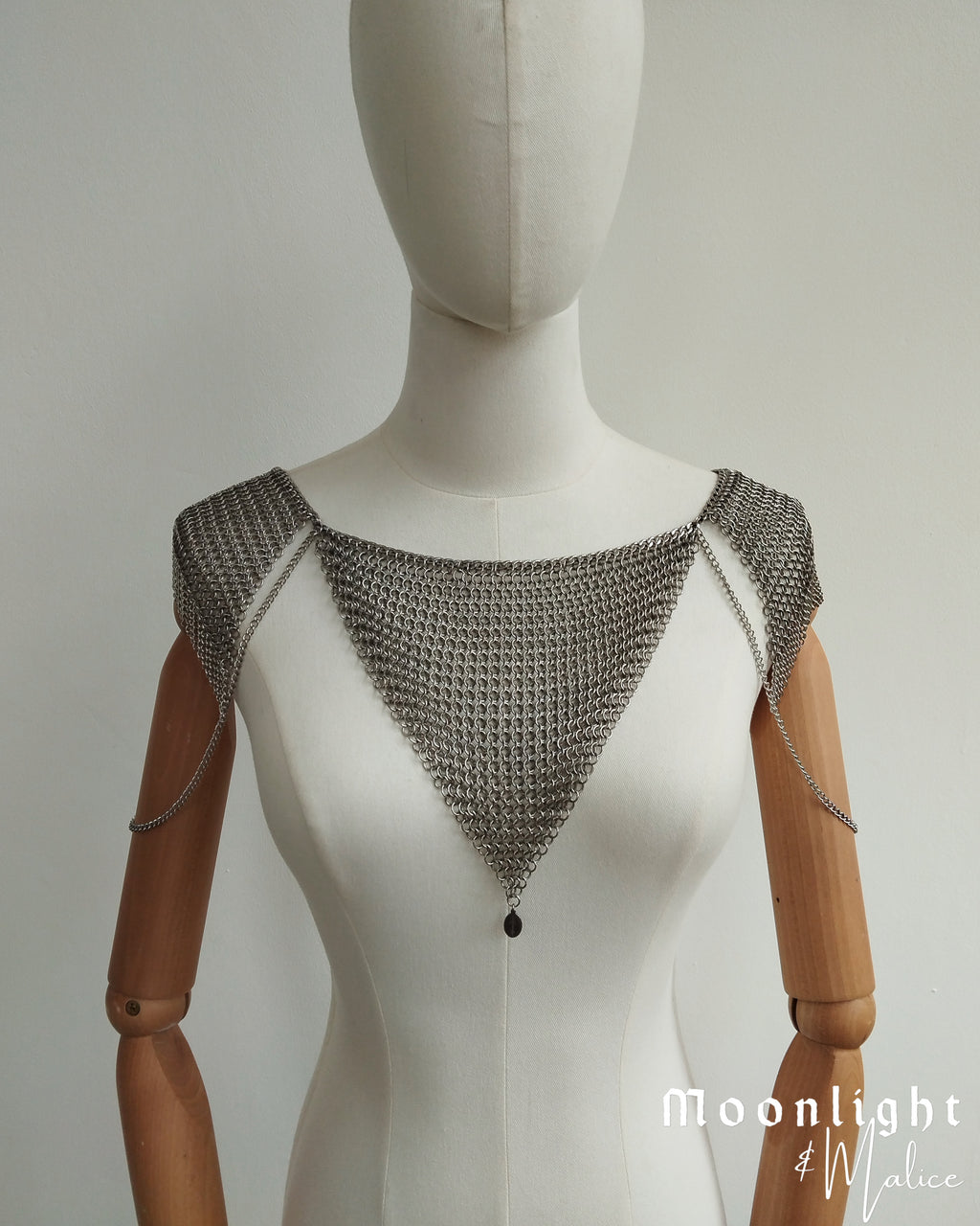 The Eda Chainmail Statement Piece in Stainless Steel