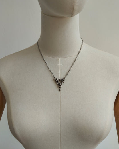 One of a Kind - The Miniature Triad Chainmail Necklace in Stainless Steel