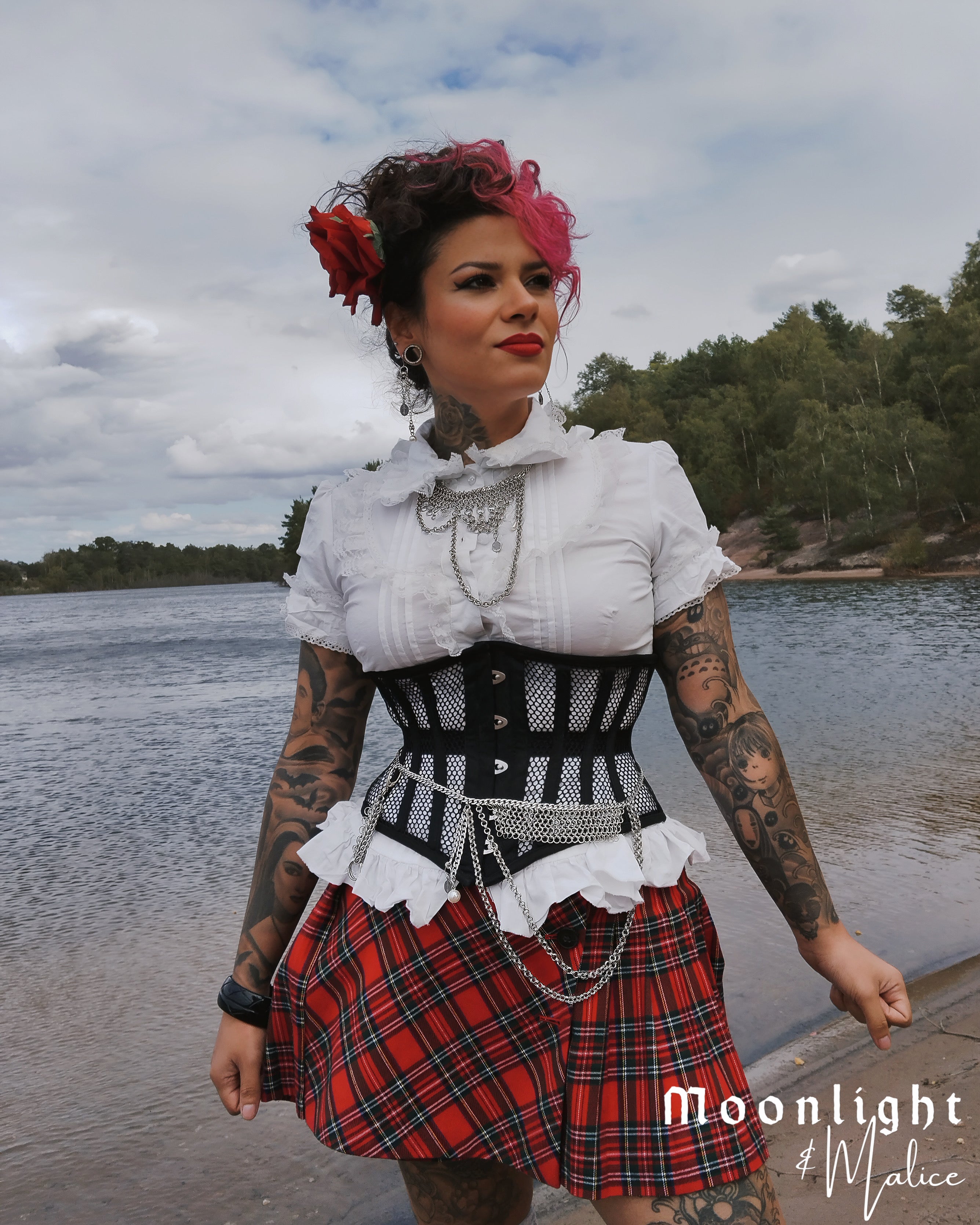 The Rusalka Chainmail Necklace & Belt Bundle