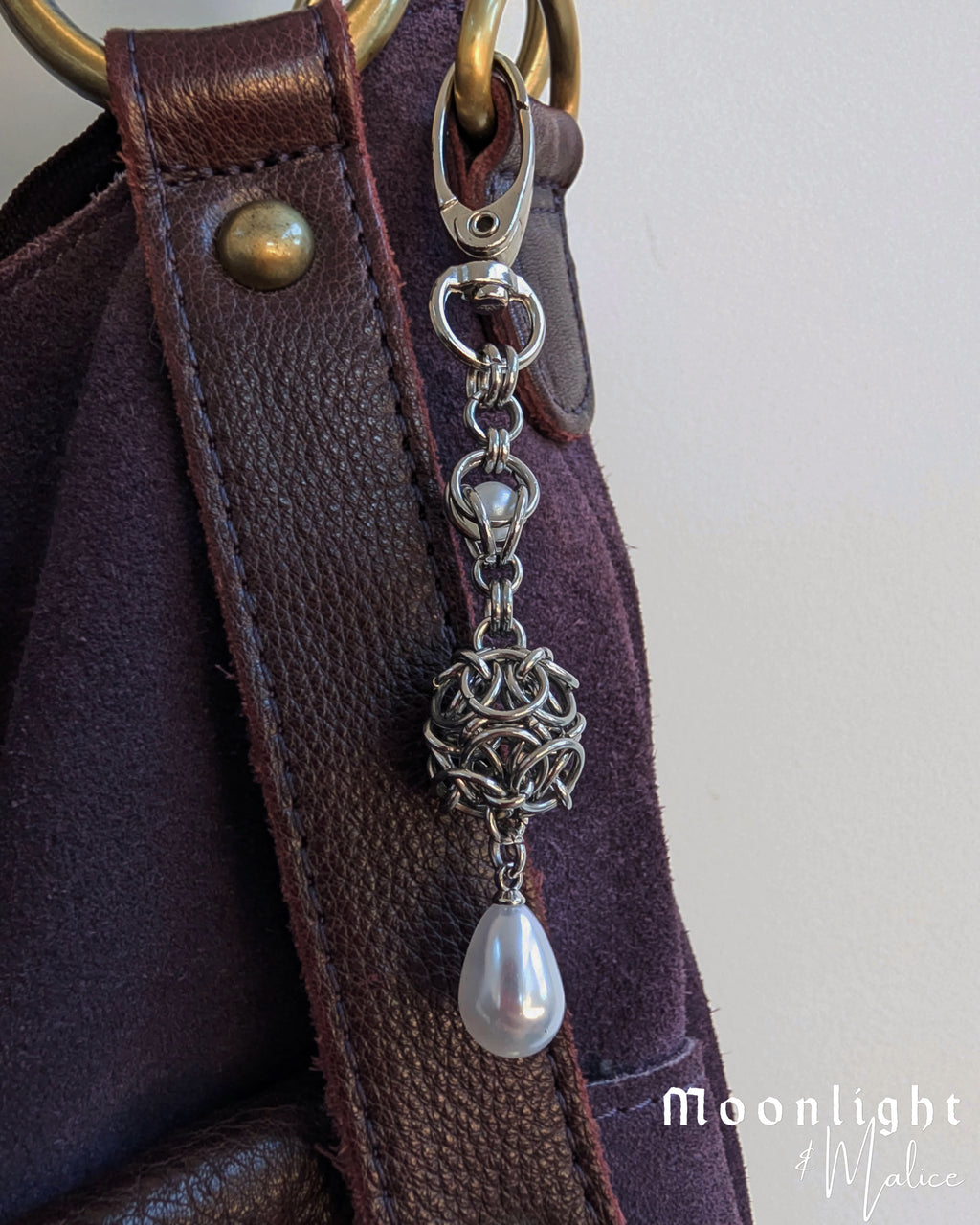 The Dragon’s Egg Chainmail Charm in Stainless Steel