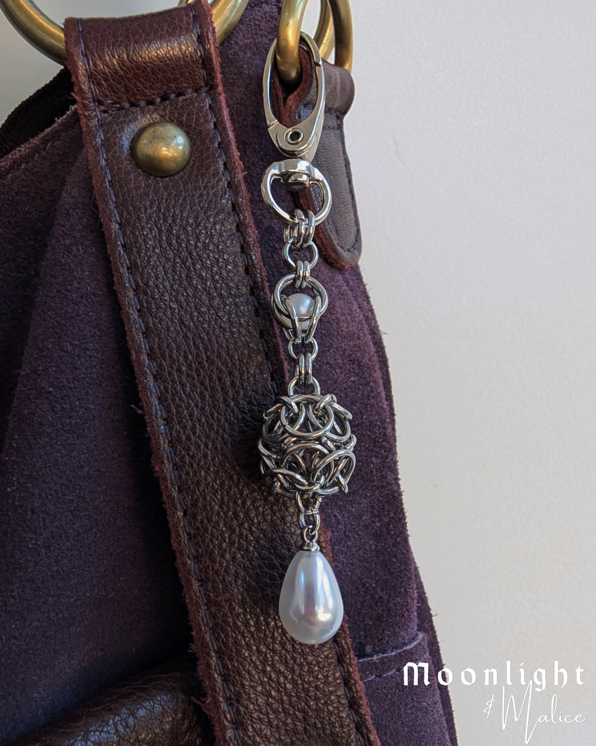 The Dragon’s Egg Chainmail Charm in Stainless Steel