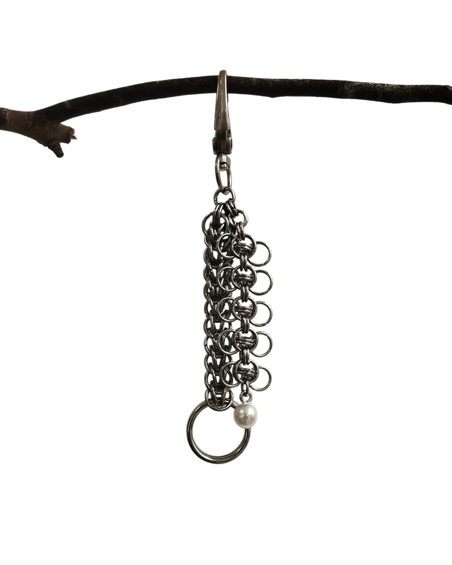 The Rusalka Chainmail Skirt Hike in Stainless Steel