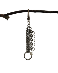 The Rusalka Chainmail Skirt Hike in Stainless Steel