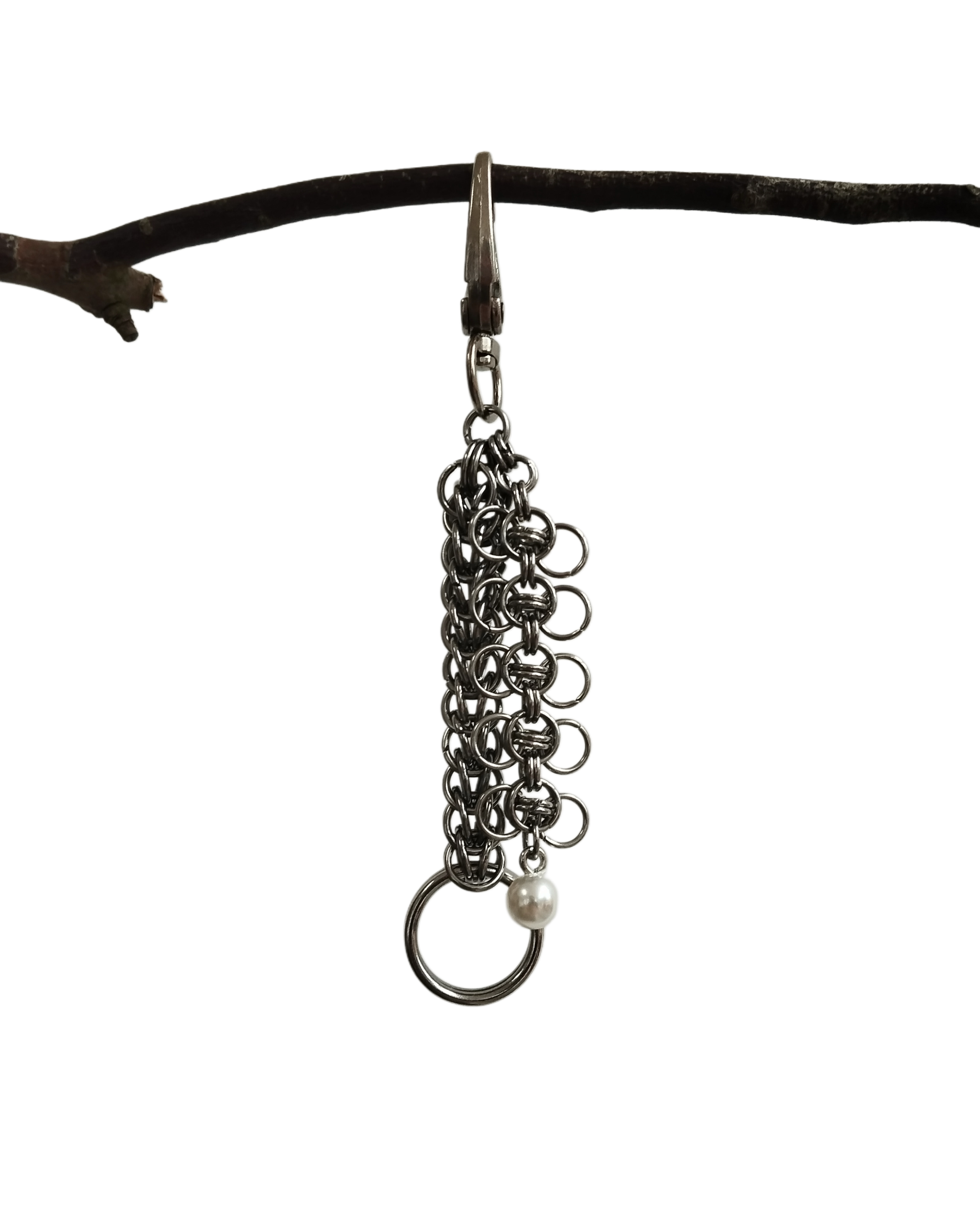 The Rusalka Chainmail Skirt Hike in Stainless Steel