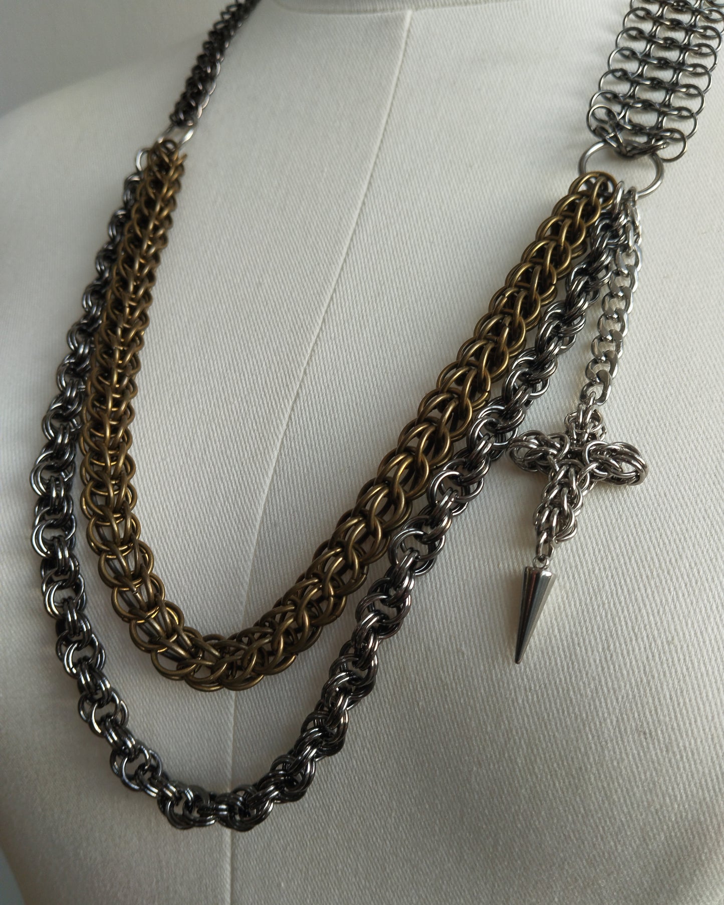 One of a Kind - The Maximalist Chainmail Necklace