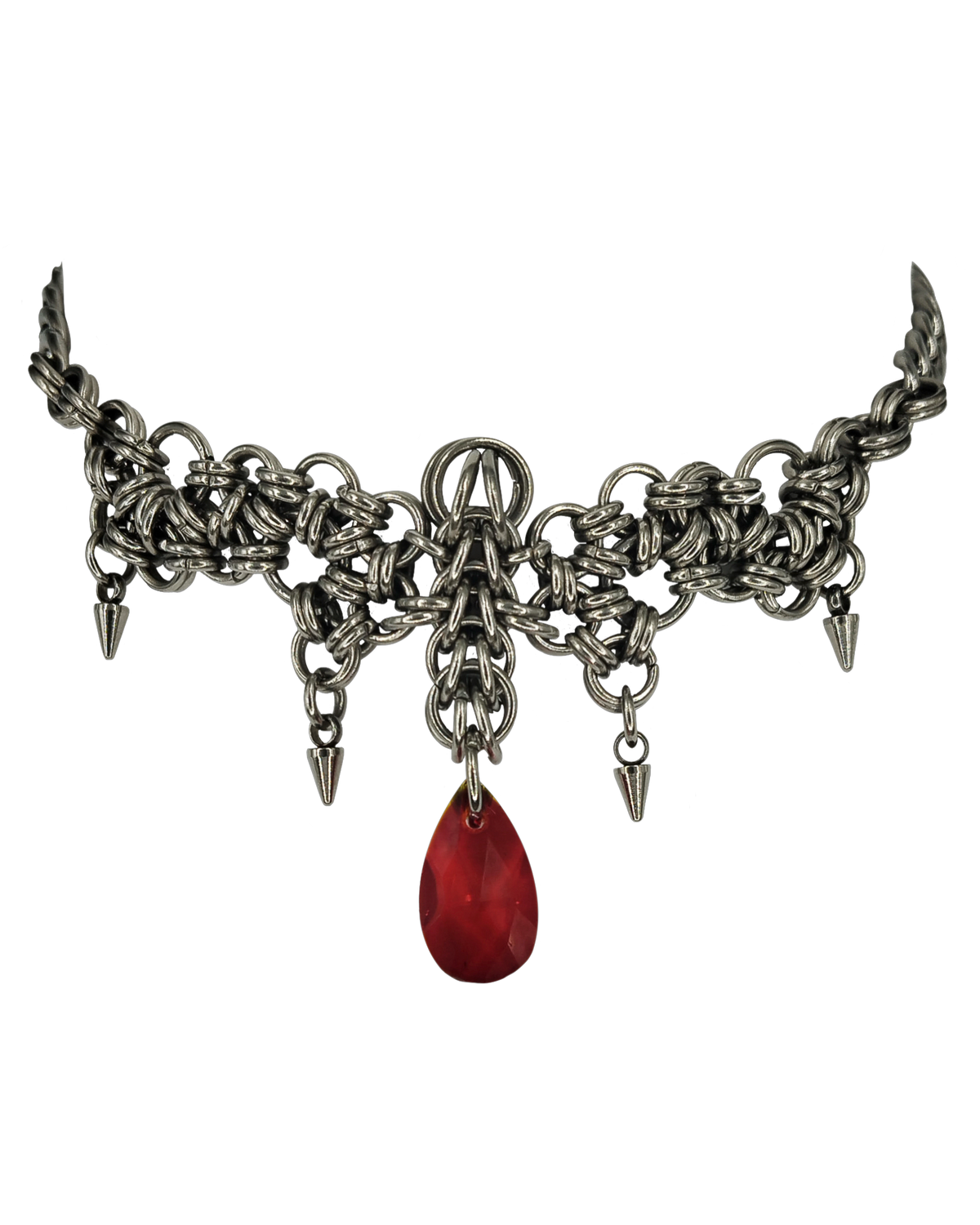 The Lilith Chainmail Choker Necklace - One of a Kind