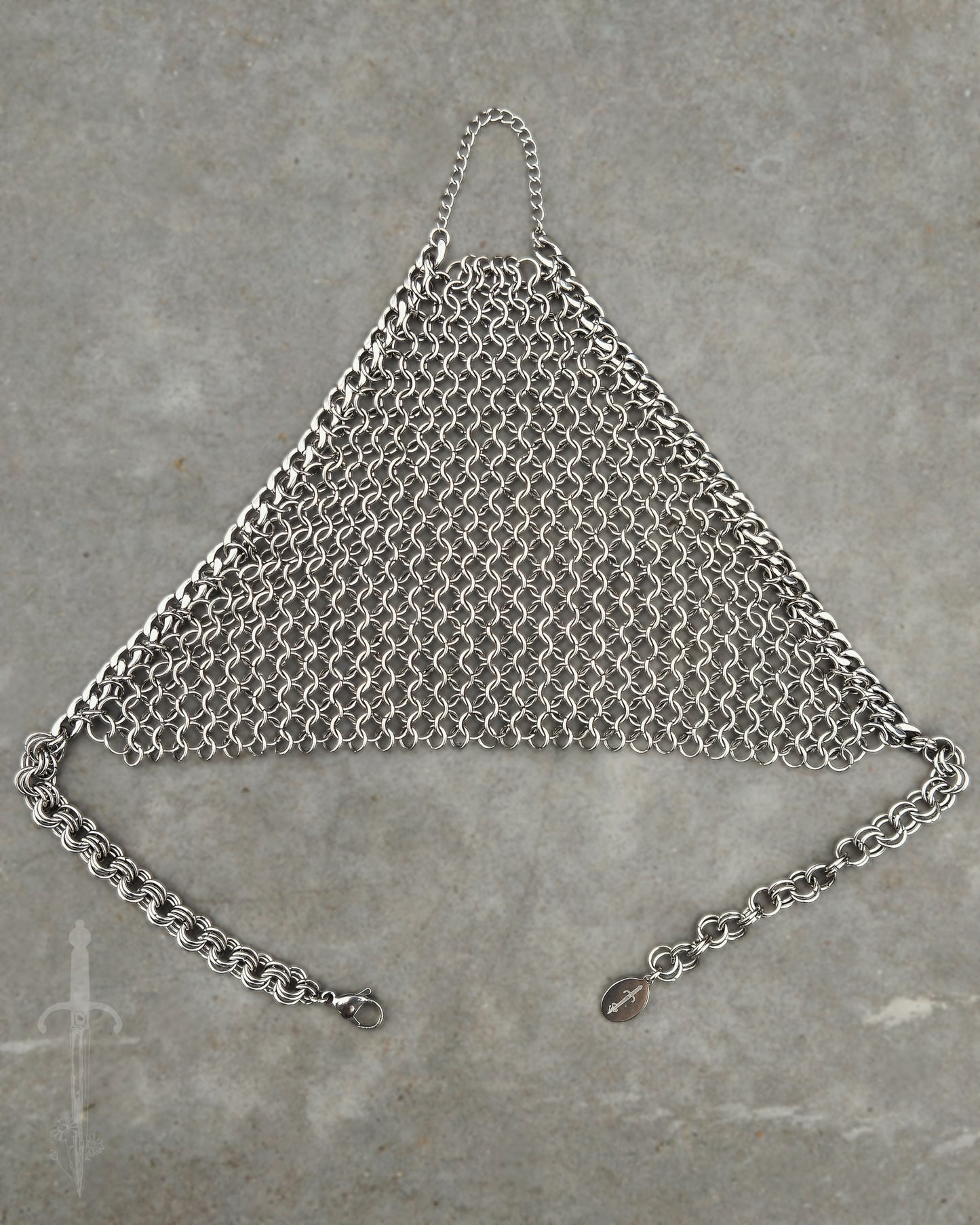 One of a Kind - The Chainmail Handcuff in Stainless Steel