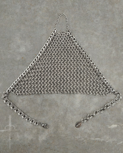 One of a Kind - The Chainmail Handcuff in Stainless Steel