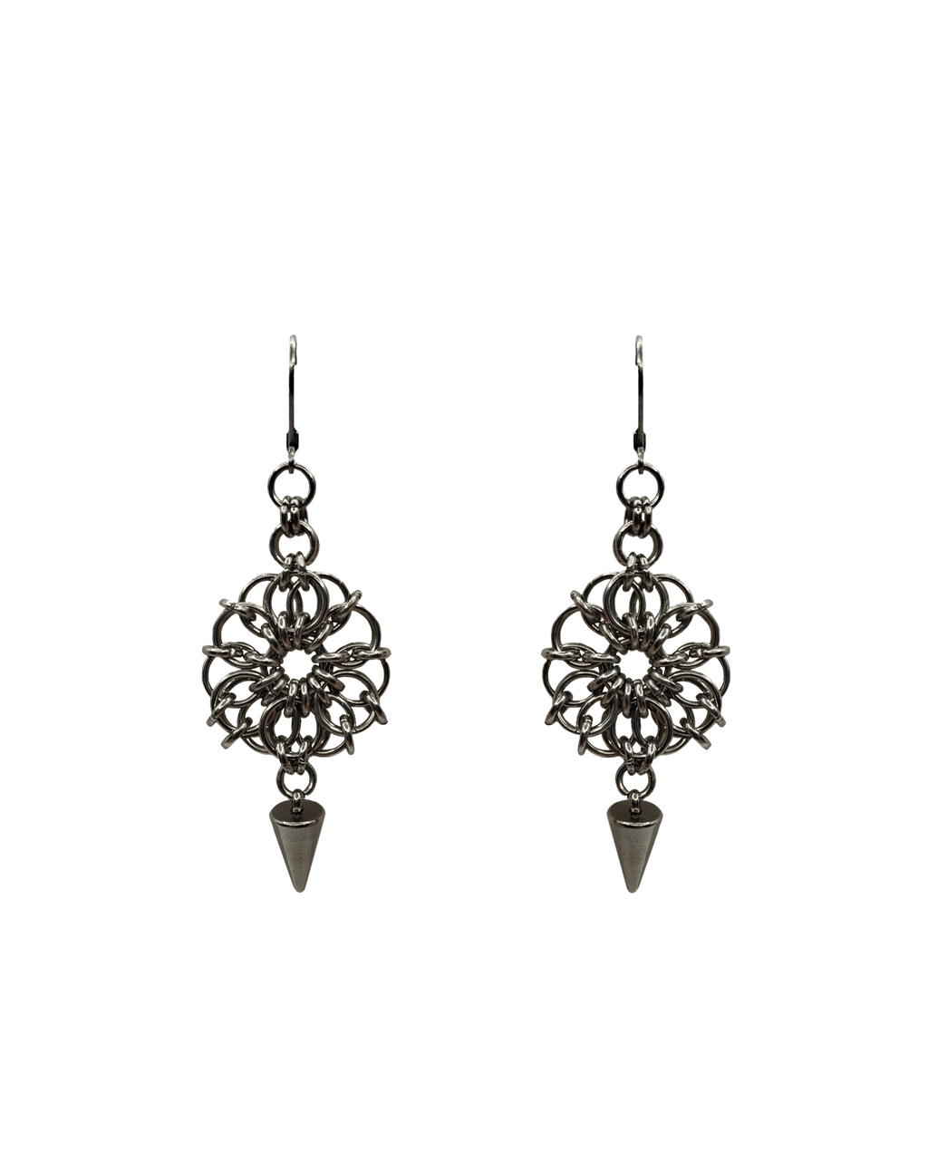 The Wild Daisy Chainmail Necklace & Earrings Bundle