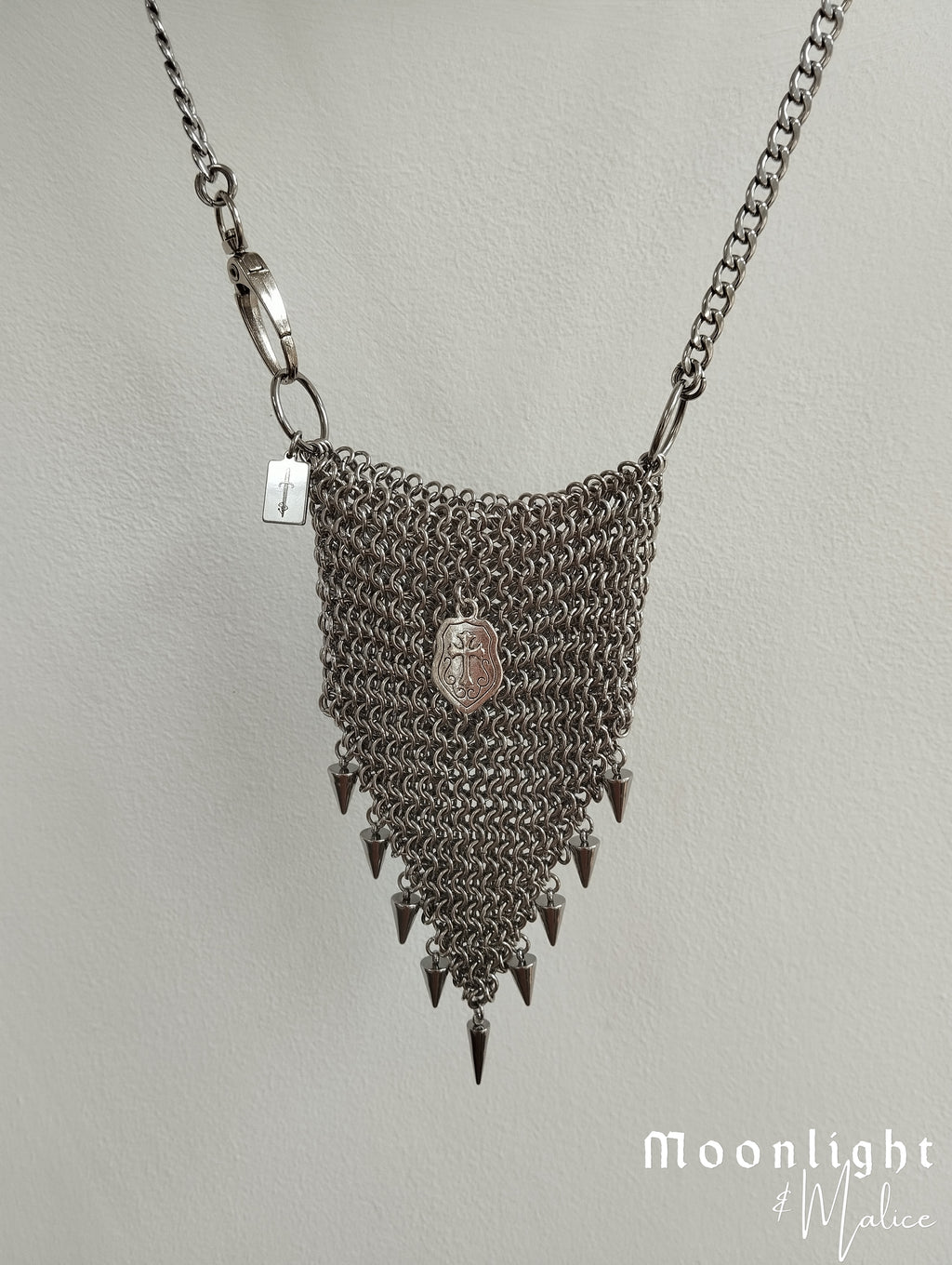 The Chainmail Trinket Pouch in Stainless Steel - One of a Kind