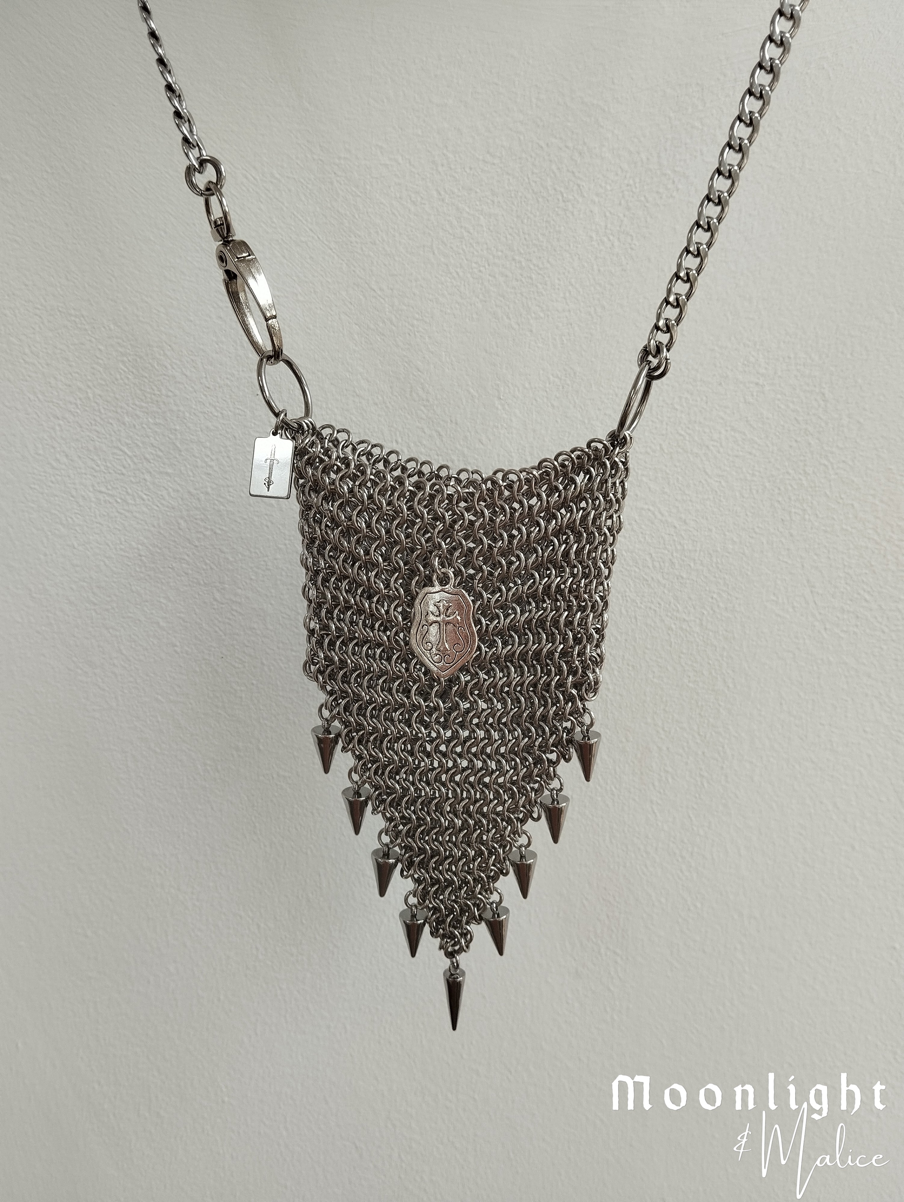 The Chainmail Trinket Pouch in Stainless Steel - One of a Kind