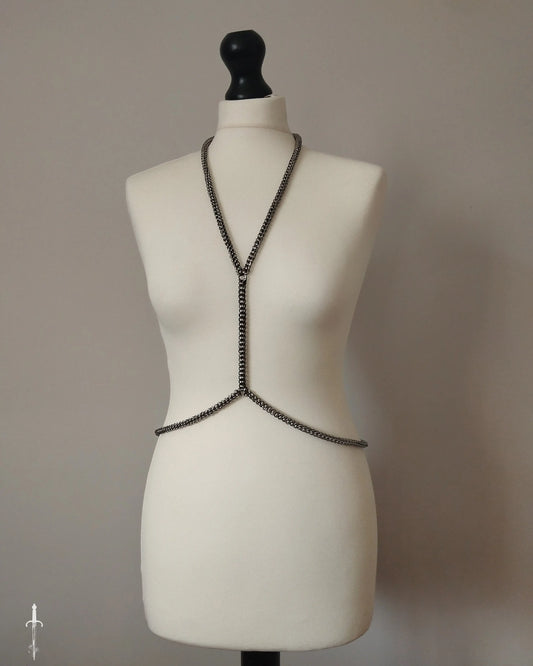 The Body Chain in Stainless Steel The Moonlight and Malice Shop