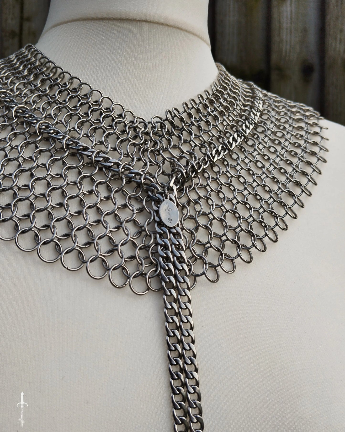 The Josephine Collar in Stainless Steel The Moonlight and Malice Shop