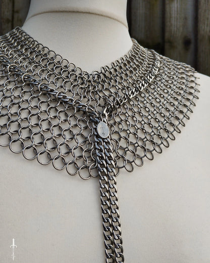 The Josephine Collar in Stainless Steel The Moonlight and Malice Shop